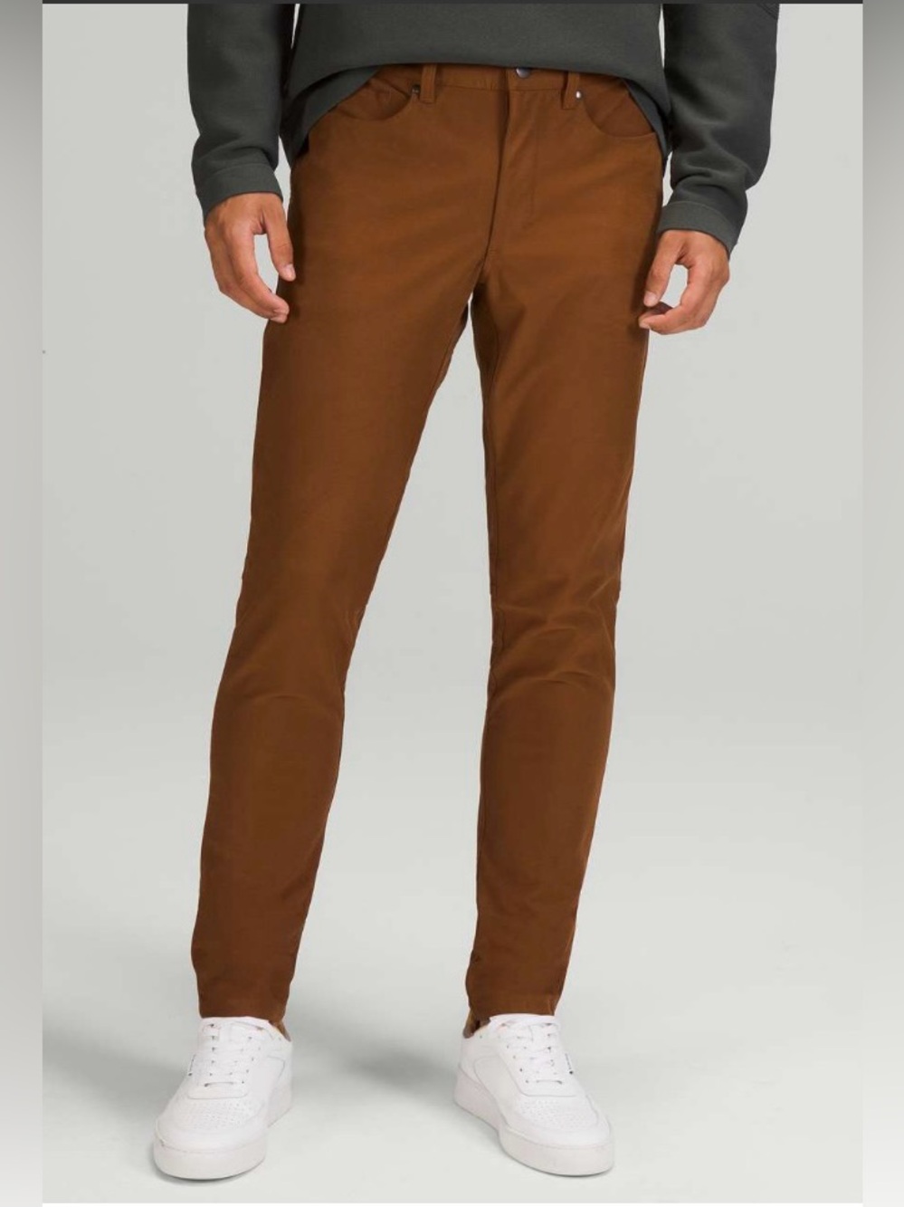 Lululemon ABC pant Skinny Utilitech Copper Brown Size 38 inseam 32 Slim Fit